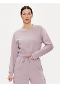 Adidas - adidas Bluza All Szn Fleece IW1226 Fioletowy Regular Fit. Kolor: fioletowy. Materiał: syntetyk, bawełna