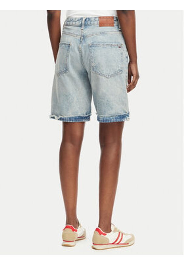 Tommy Jeans Bermudy Mia DW0DW22686 Niebieski Relaxed Fit. Kolor: niebieski. Materiał: bawełna