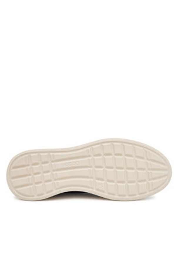 ecco - ECCO Sneakersy 22381354668 Granatowy. Kolor: niebieski. Materiał: skóra