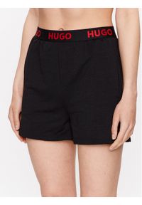 Hugo Szorty piżamowe 50490600 Czarny Regular Fit. Kolor: czarny