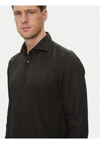 JOOP! Koszula 17 JSH-146Pai-W 30046075 Czarny Slim Fit. Kolor: czarny. Materiał: len #3