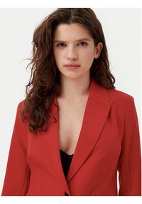 only - ONLY Marynarka Raven 15338389 Czerwony Slim Fit. Kolor: czerwony. Materiał: syntetyk #3