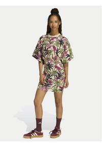 Adidas - adidas Sukienka codzienna Farm Rio KD2193 Kolorowy Oversize. Okazja: na co dzień. Materiał: bawełna. Wzór: kolorowy. Typ sukienki: oversize, proste. Styl: casual #1