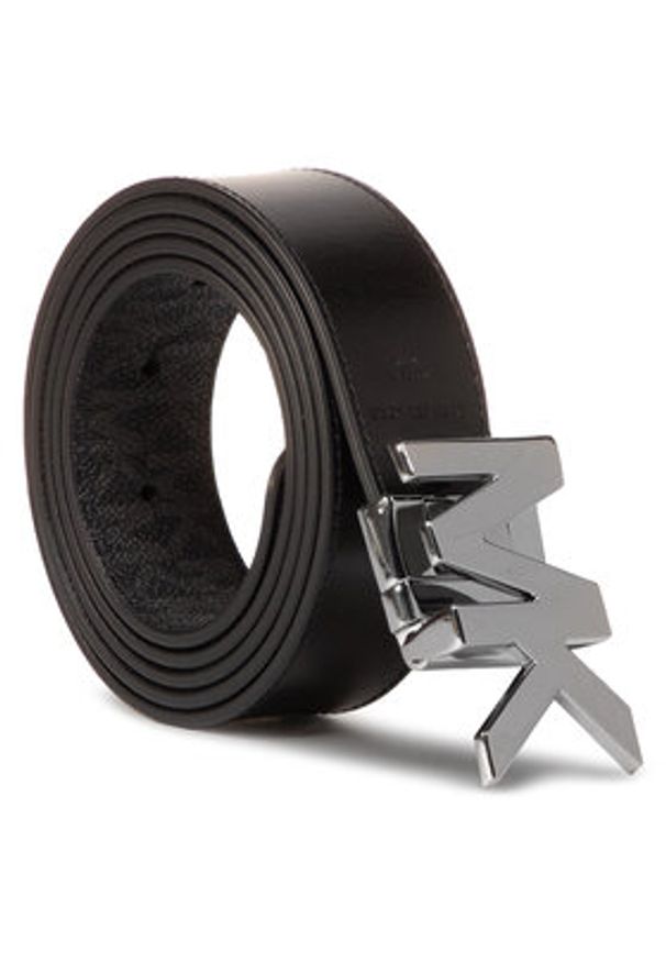 MICHAEL Michael Kors Pasek Męski 34Mm Ctfr Mk Buckle Belt 39H9LBLY1U Czarny. Kolor: czarny. Materiał: skóra