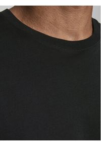 Jack & Jones - Jack&Jones T-Shirt Corp Logo 12151955 Czarny Slim Fit. Kolor: czarny. Materiał: bawełna
