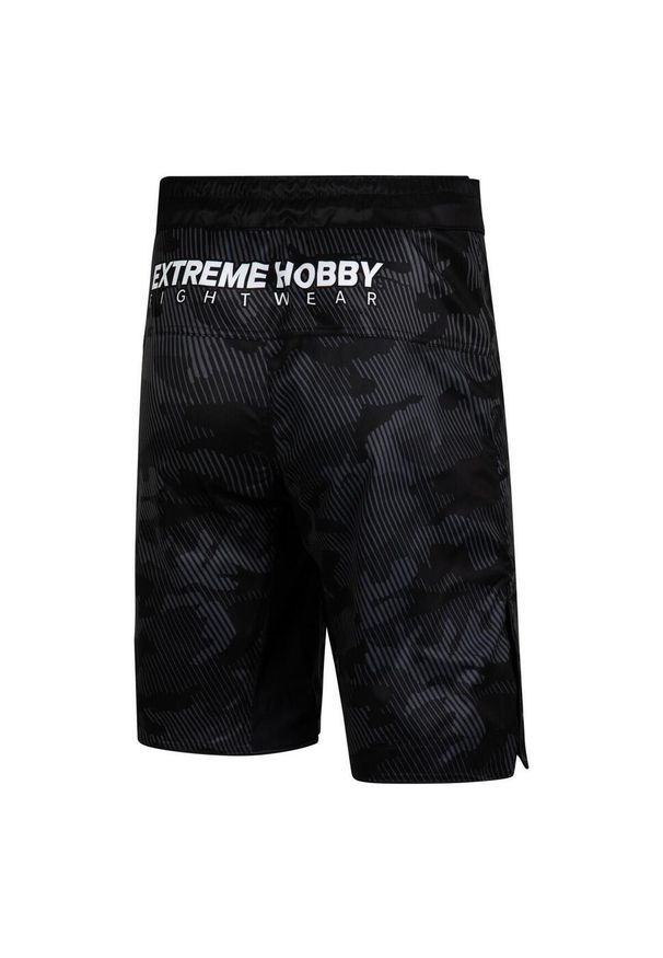 Spodenki do Grapplingu MMA BJJ K1 męskie EXTREME HOBBY HAVOC. Kolor: czarny. Materiał: poliester