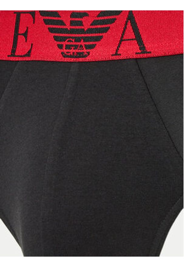 Emporio Armani Underwear Komplet 3 par slipów 111734 4F715 38121 Czarny. Kolor: czarny. Materiał: bawełna