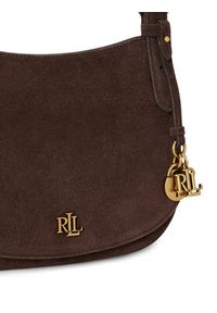 Lauren Ralph Lauren - LAUREN RALPH LAUREN Torebka 431P15642004 Brązowy. Kolor: brązowy. Materiał: skórzane, zamszowe #5
