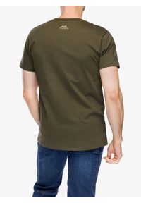 Koszulka bawełniana męska Helikon-Tex T-Shirt Home Sweet Home. Typ kołnierza: polo. Kolor: zielony. Materiał: bawełna