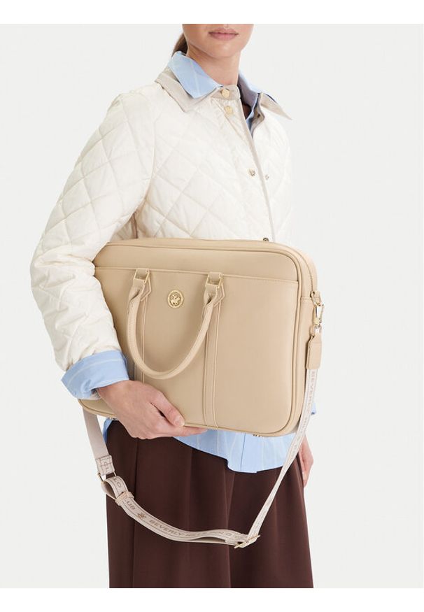 Beverly Hills Polo Club Torebka CEO-BHPC-L-010-09 Écru. Materiał: materiał