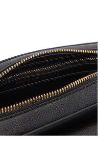 TOMMY HILFIGER - Tommy Hilfiger Torebka DISTINCT CAMERA BAG AW0AW17455 Czarny. Kolor: czarny. Materiał: skórzane #4