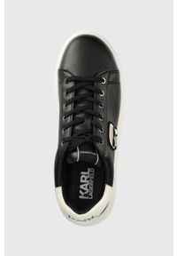 Karl Lagerfeld sneakersy KAPRI MENS kolor czarny. Nosek buta: okrągły. Zapięcie: sznurówki. Kolor: czarny. Materiał: materiał, guma
