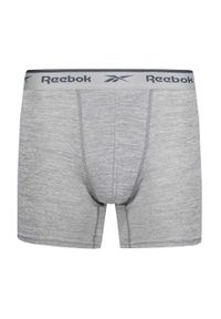 Reebok - Męskie Bokserki Sportowe Ainslie (zestaw 3 Sztuk). Kolor: czarny, szary, biały, wielokolorowy. Styl: sportowy