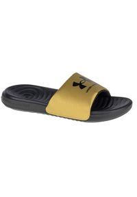 Buty treningowe damskie Under Armour Ansa Fixed Slides żółte,grafitowe. Kolor: brązowy, wielokolorowy, szary, żółty. Materiał: materiał, syntetyk