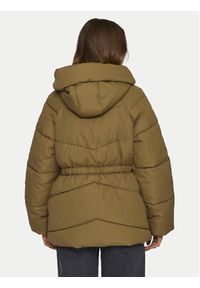 Vila Kurtka zimowa Bumble 14098374 Brązowy Loose Fit. Kolor: brązowy. Materiał: syntetyk. Sezon: zima #5
