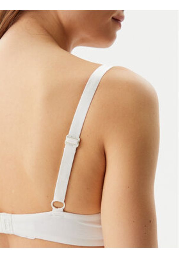 BOSS Biustonosz z fiszbiną 50502738 Écru. Kolor: kremowy. Materiał: wiskoza