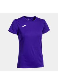Koszulka do biegania damska Joma Combi z krótkim rękawem. Kolor: fioletowy. Długość rękawa: krótki rękaw. Długość: krótkie. Sport: piłka ręczna #1