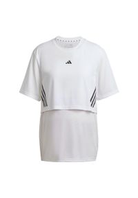 Adidas - Koszulka Maternity. Kolekcja: moda ciążowa. Kolor: biały. Sport: fitness