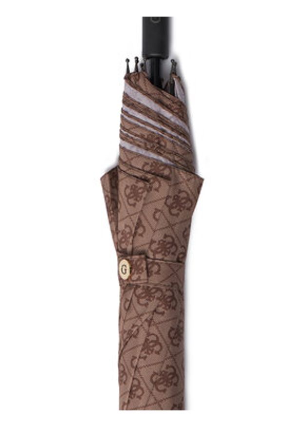 Guess Parasolka AW5386 POL01 Brązowy. Kolor: brązowy. Materiał: poliester, materiał