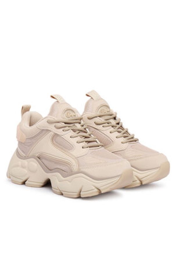 Buffalo Sneakersy Binary Athena 1636512 Écru. Materiał: skóra