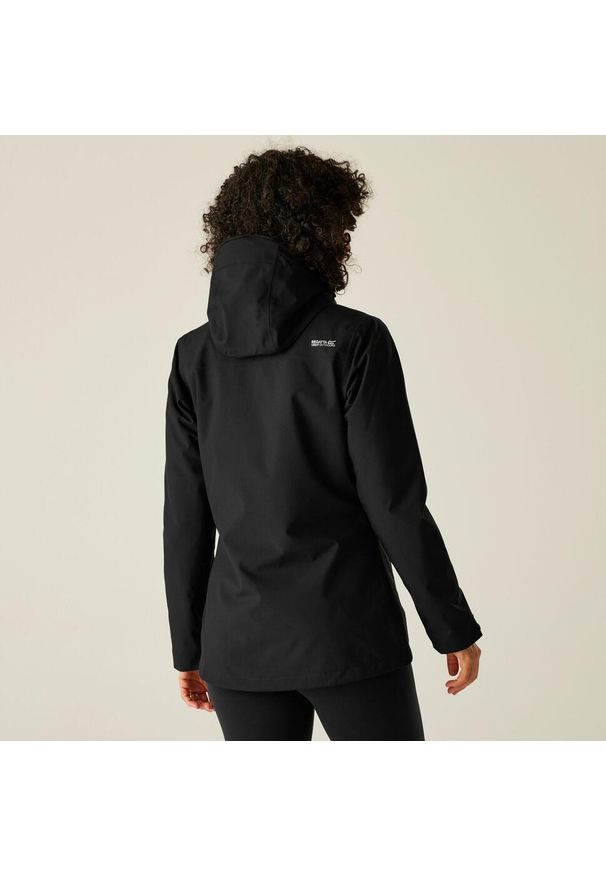 Regatta - Kurtka zimowa damska 3 w 1 Coriver. Kolor: czarny. Materiał: materiał, puch. Sezon: zima. Sport: turystyka piesza