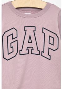 GAP bluza dziecięca kolor fioletowy z nadrukiem. Kolor: fioletowy. Wzór: nadruk #3