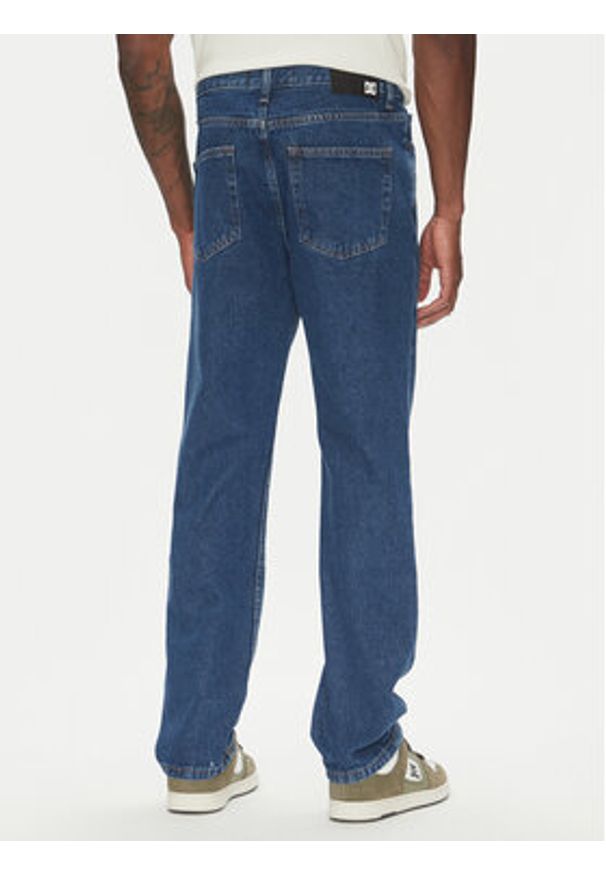 DC Jeansy Worker Straight ADYDP03072 Niebieski Regular Fit. Kolor: niebieski