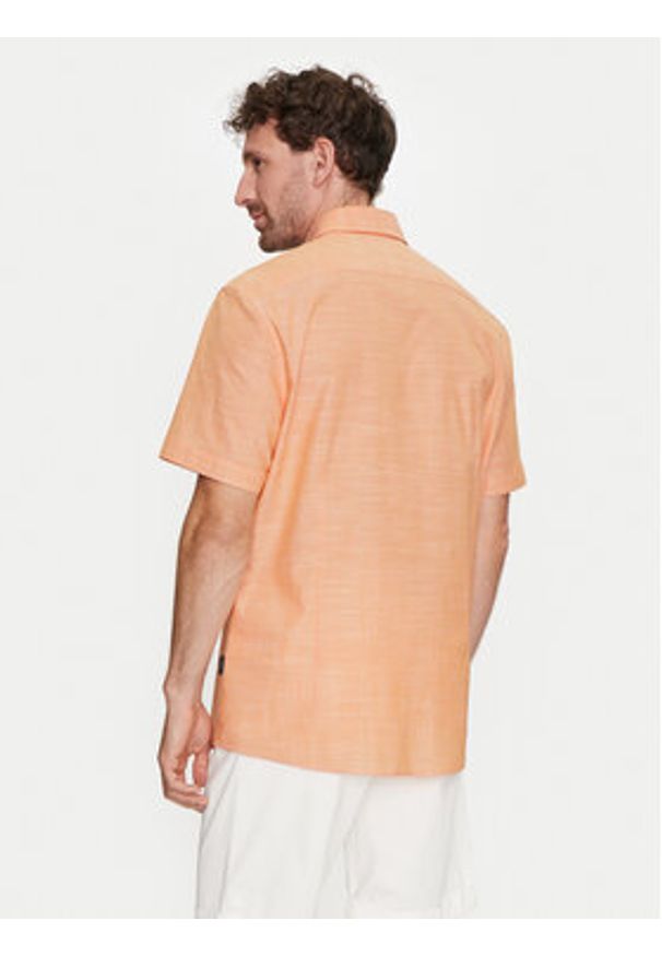 Bugatti Koszula 9450 58334A Pomarańczowy Modern Fit. Kolor: pomarańczowy. Materiał: bawełna