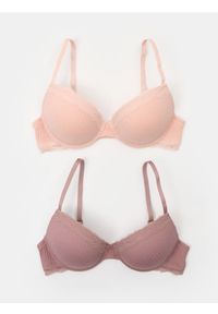 Sinsay - Biustonosz push-up 2 pack - wielobarwny. Rodzaj stanika: push-up