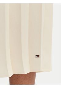 TOMMY HILFIGER - Tommy Hilfiger Spódnica plisowana WW0WW48538 Écru Regular Fit. Materiał: syntetyk #4