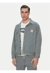 Levi's® Kurtka jeansowa Sunrise A4820-0016 Granatowy Loose Fit. Kolor: niebieski. Materiał: bawełna #1