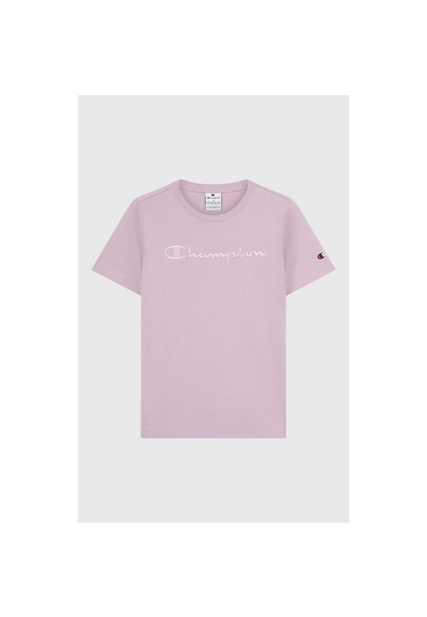 Koszulka damska Champion SS Tee 118382. Kolor: wielokolorowy, fioletowy, różowy