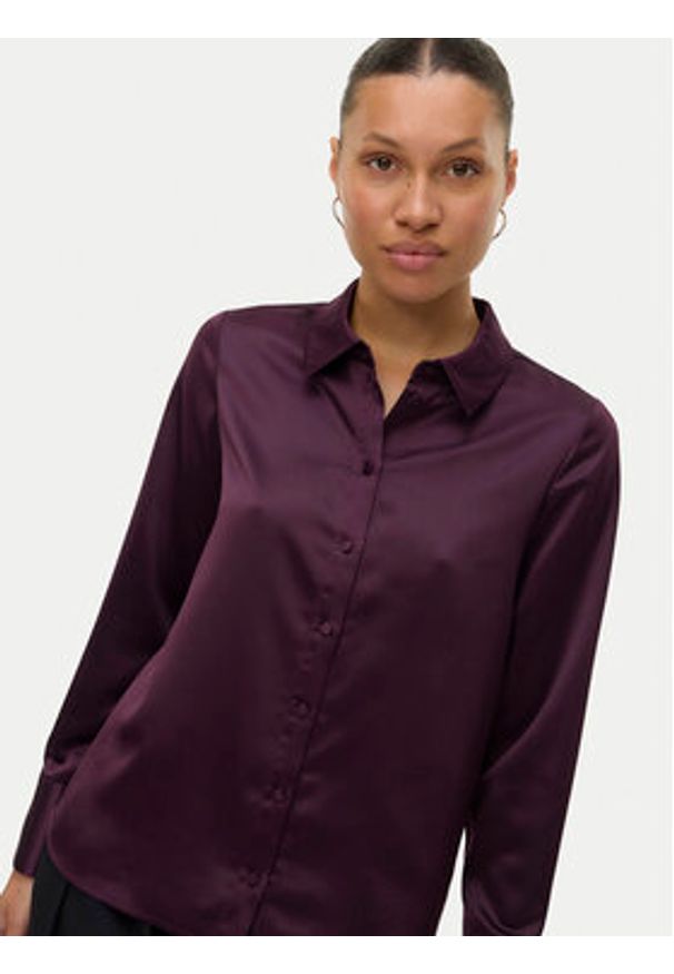 Vero Moda Koszula Merle 10334598 Fioletowy Regular Fit. Kolor: fioletowy. Materiał: syntetyk