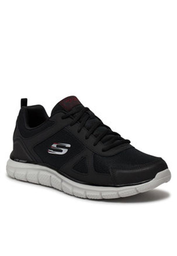 skechers - Skechers Sneakersy Scloric 52631/BKRD Czarny. Kolor: czarny. Materiał: mesh, materiał