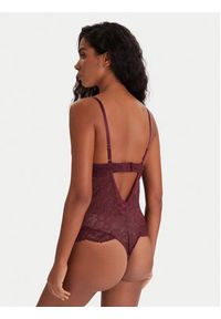 Hunkemöller Body Isadora 302441 Bordowy. Kolor: czerwony. Materiał: syntetyk #6