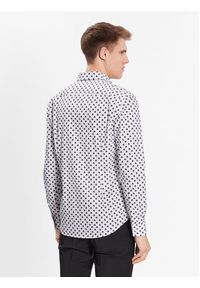 Hugo Koszula 50496126 Biały Slim Fit. Kolor: biały. Materiał: bawełna #5