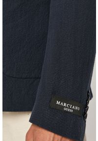 Marciano Guess - Marynarka. Okazja: na co dzień. Kolor: niebieski. Materiał: tkanina, bawełna, poliester, materiał. Wzór: gładki. Styl: casual, klasyczny #3