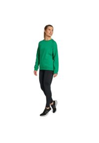 Bluza damska Hummel Red Classic. Kolor: zielony. Materiał: polar, materiał, prążkowany. Długość rękawa: raglanowy rękaw. Sport: fitness #2