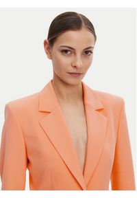 Hugo - HUGO Marynarka Azenea 50537182 Pomarańczowy Regular Fit. Kolor: pomarańczowy. Materiał: syntetyk #3