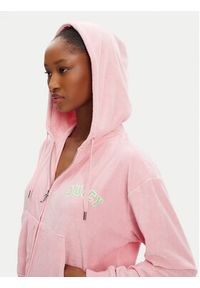 Juicy Couture Bluza Nala JCWAS125321 Różowy Oversize. Kolor: różowy. Materiał: bawełna