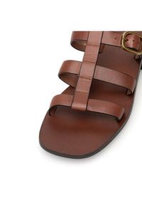 Gino Rossi Klapki MALI-112791 Brązowy. Kolor: brązowy. Materiał: skóra #7