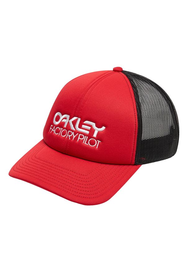 Czapka z daszkiem męska Oakley Factory Pilot Trucker Hat. Kolor: czerwony