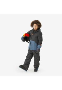 WEDZE - Kurtka narciarska dla dzieci Quechua 100. Kolor: wielokolorowy, niebieski, szary, różowy. Materiał: polar. Sezon: zima. Sport: narciarstwo #2