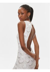 ROTATE Sukienka wieczorowa 111352 Biały Regular Fit. Kolor: biały. Materiał: syntetyk. Styl: wizytowy #5