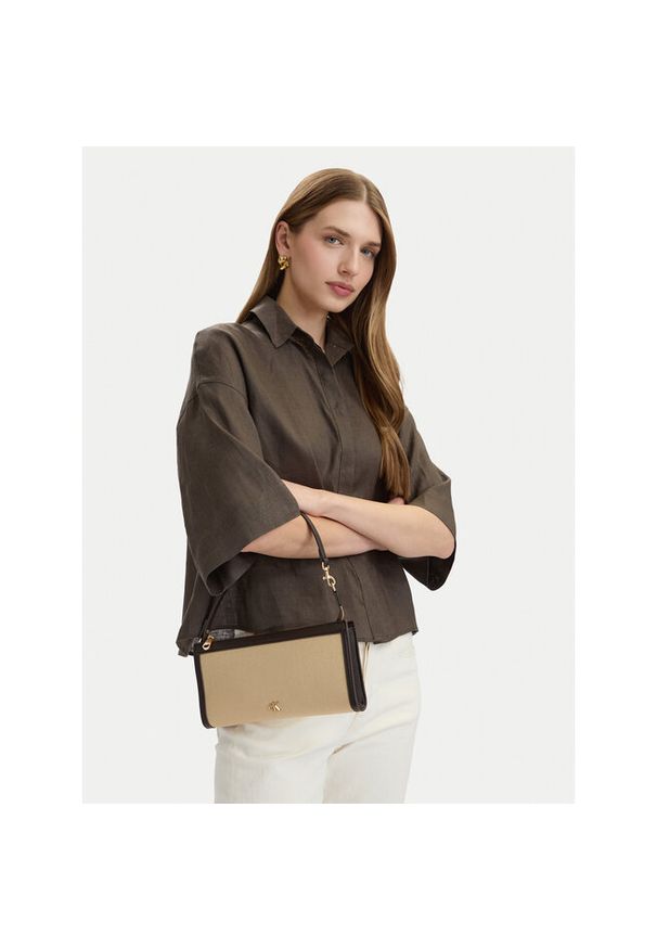 Torebka Calvin Klein. Kolor: beżowy