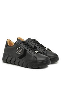 Philipp Plein - PHILIPP PLEIN Sneakersy SAES USC0698 PLE075 Czarny. Kolor: czarny. Materiał: skóra