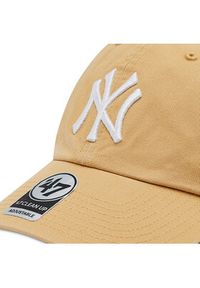 47 Brand Czapka z daszkiem New York Yankees Clean Up B-RGW17GWS-LT Brązowy. Kolor: brązowy. Materiał: materiał #3