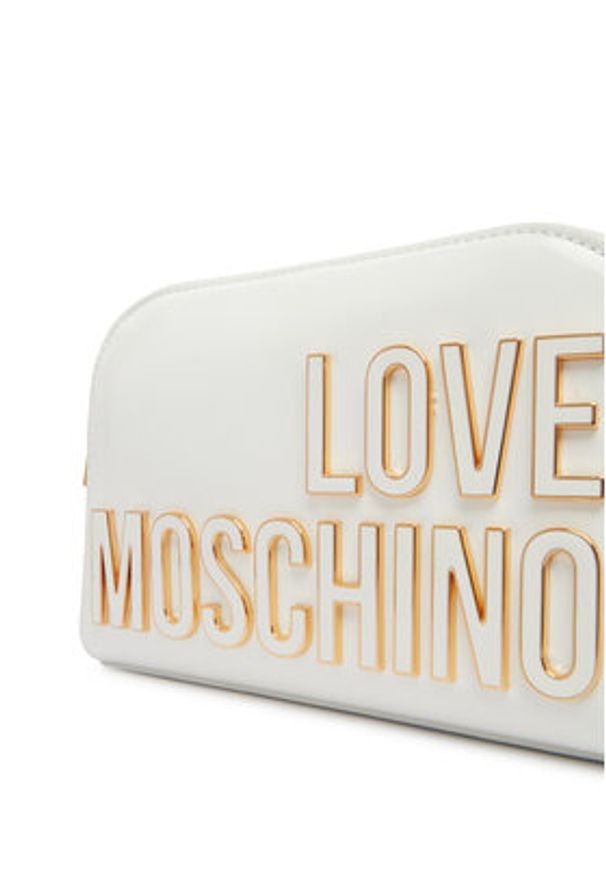 Love Moschino - LOVE MOSCHINO Torebka JC4250PP0OKE110A Biały. Kolor: biały. Materiał: skórzane