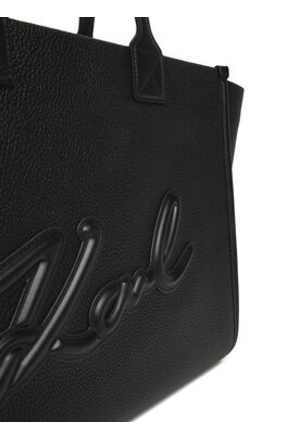 Karl Lagerfeld - KARL LAGERFELD Torebka A4W30257 Czarny. Kolor: czarny. Materiał: skórzane