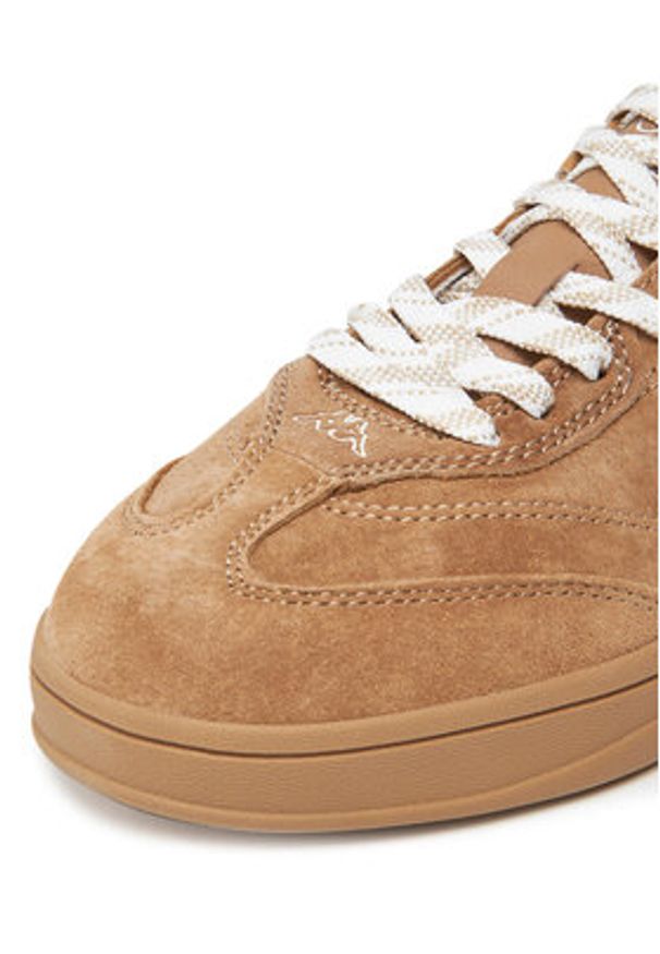 Kappa Sneakersy CEO-FC-24880H Brązowy. Kolor: brązowy. Materiał: zamsz, skóra